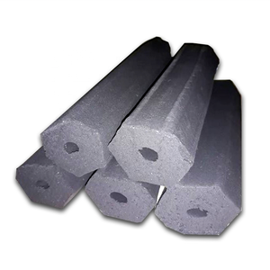 Briquettes de charbon de coco hexagonales fabriquées à la machine, à combustion longue durée et sans fumée, pour barbecue - Product Image 2