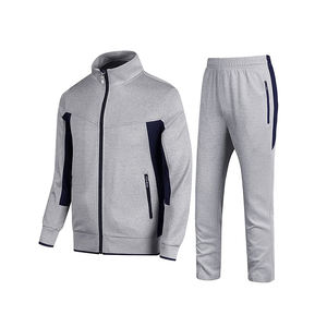 Ensemble de survêtement sportif à capuche tout temps, tissu écologique à séchage rapide, coupe confortable, veste et pantalon pour les voyages et l'entraînement - Product Image 1