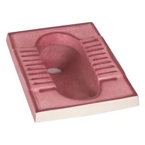 สีดำม่วงแดง orissa Pan กระทะห้องน้ำเซรามิกขนาดใหญ่แบบนั่งยอง - Product Image 2