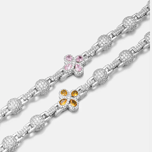 Custom Iced Out <b>Diamond</b> Alloy Pendant with Cuban Link Chain <b>for</b> <b>Men</b>-Gift - Product Image 5