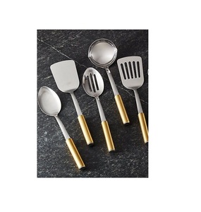 Hot Selling Set of 5 Cutlery Set Golden Finishing Stainless Steel Cutlery Set Unique Dessert Spoons Fork - Product Image 6