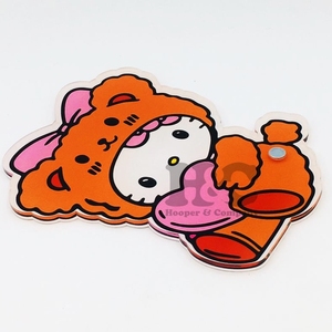 Tuiles Hello Kitty personnalisées en acrylique de vison carré, écologiques, logo personnalisé, faible MOQ, outils d'extension de cils - Product Image 4