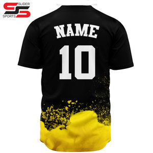 Personalizar bordado béisbol Jersey estilo camisa al por mayor béisbol Jersey - Product Image 2