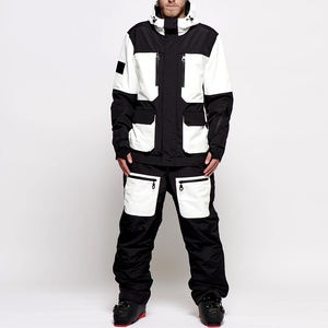 Conjunto de Traje de Esquí Premium Impermeable y Térmico, Chaqueta y Pantalones para Esquí de Montaña en Invierno para Adultos, OEM/ODM - Product Image 1