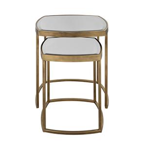 Greatest Design <b>Side</b> <b>Table</b> <b>Glass</b> and Metal End <b>Table</b> Wholesale Usage Office Home Kitchen Living Room New Design 2025 Hot Selling - Product Image 2