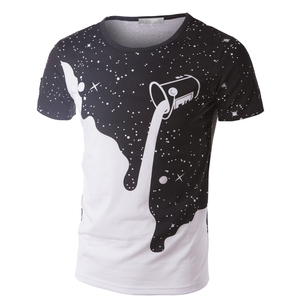 Camisetas de algodón 100% para hombres del fabricante, ropa de calle, técnica de sublimación, estampados atléticos geniales, construcción de tela de punto fuerte - Product Image 2