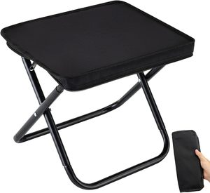 Heavy-Duty Aluminum Mini <b>Stool</b> Portable Folding Chair Carry Bag for Outdoor Furniture Modern Design <b>Garden</b> Park Fishing Hiking - Product Image 1