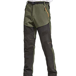 Pantalones Softshell ligeros e informales para hombre, hechos a medida con la mejor calidad, cierre de Cintura elástica de Color sólido, patrón recto - Product Image 4