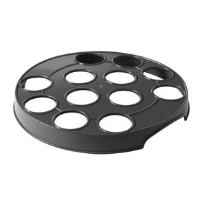 Portabicchieri in Vetro Nero BarUp, Diametro 315mm, Altezza 35mm, Articoli in Vetro di Alta Qualità - Product Image 1