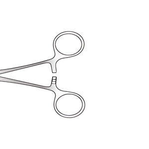 Professional Medical <b>Instruments</b> Stainless Steel Carmalt Angiotribe Forceps Durable Clamp Surgical Device Manual Power Source - Product Image 3