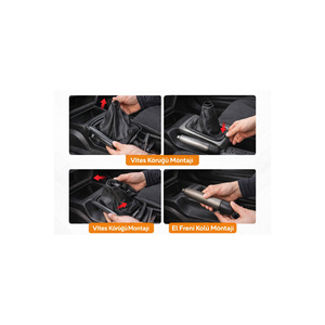 Juego de 2 Palancas de Freno y Palanca de Cambios de Cuero para Honda Civic FD6 Manual, 2006-2012 - Product Image 4