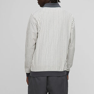 Rugby de haute qualité, couleur personnalisée, pour chemises, classique, manches longues, décontracté, respirant, en toile tricotée, 100% coton biologique, pour hommes - Product Image 4