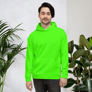 Sudadera con capucha de alta calidad al por mayor, diseño minimalista, color liso. - Product Image 1