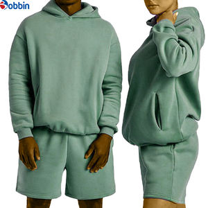 Nueva Llegada Conjunto de Sudadera con Capucha y Pantalones Deportivos Personalizados para Hombre, Talla Grande, Unisex, 50% Algodón, 50% Poliéster, Felpa, Estampado, Informal, para Gimnasio - Product Image 1