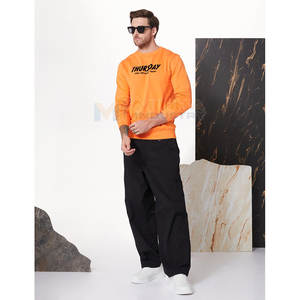 Classic Mens Sweatshirt <b>Warm</b> <b>Fleece</b> Interior High Quality Material Great for Seasonal Layering Outdoor - Product Image 3