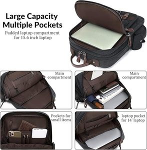 Hot Selling Fashion <b>Canvas</b> Cross Body Messenger Bag Shoulder Sling <b>Backpack</b> Travel Rucksack Zipper Waterproof Made Vietnam - Product Image 5