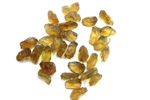 10 piezas Natural 18-20MM Whisky Cuarzo Oso Piedra Piedras preciosas crudas sin tratar para la fabricación de joyas Formato Suelto - Product Image 3