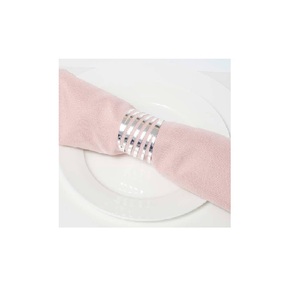 Rond de serviette en acier inoxydable pour accessoires de cuisine décoration de table nouveau design de rond de serviette en acier inoxydable à bas prix - Product Image 4