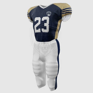 Uniforme de fútbol americano de gran venta, ropa de práctica, 100% poliéster, manga corta, talla grande, característica - Product Image 6