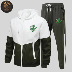 ชุดวอร์มเนื้อผ้าสัมผัสนุ่มสำหรับฤดูใบไม้ร่วงและฤดูหนาวเครื่องแต่งกายสำหรับใส่ออกงานคุณภาพสูงดีไซน์ไม่เหมือนใคร - Product Image 1