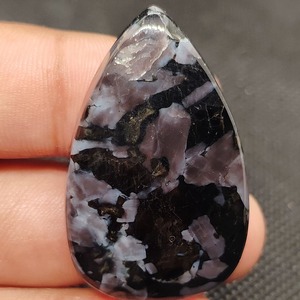 อัญมณีคาโบรธรรมชาติ (สีขาวและสีเหลือง) สำหรับต่างหูจี้ - Product Image 1