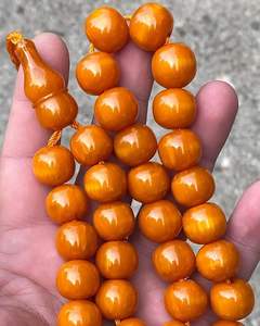 Perles de résine authentiques, tasbih, perles de résine, chapelet musulman pour la prière quotidienne, dhikr islamique, méditation spirituelle, connexion à l'ange, à la foi - Product Image 1