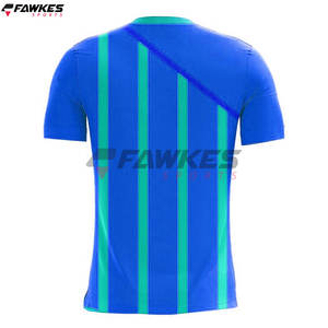 ออกแบบใหม่เสื้อฟุตบอลชายโลโก้ที่กําหนดเองการพิมพ์เสื้อฟุตบอลชายผ้าฝ้ายระเหิดเสื้อฟุตบอล - Product Image 6