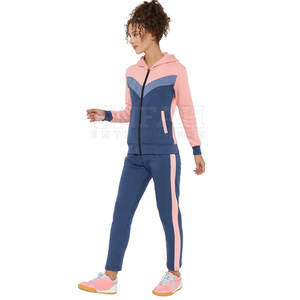 2024 Wholesale Lightweight Breathable Hooded Women Outdoor Tracksuit Customizable Private Label 2-Piece <b>Long</b> Set <b>Canvas</b> Casual - Product Image 2