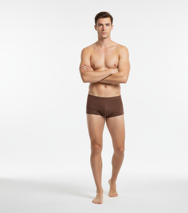 NaturalTone Brown <b>Men</b> <b>Underwear</b> Soft Cotton Stretch <b>Brief</b> Comfortable Breathable Daily comfort - Product Image 3