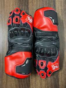 Venta caliente Guantes de carreras de motos de cuero genuino Guantes de moto protectores de alta calidad para jinetes - Product Image 4