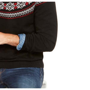 Maglione da Uomo Charter Club con Motivo Fair-Isle in Nero, Taglia X-Large - Product Image 3