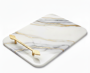 Tabla de Cortar de Mármol y Resina de Lujo para Cocina, Tabla de Cortar de Resina de Piedra Natural de Primera Calidad para Cocinar - Product Image 4