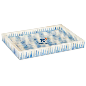 ถาดเสิร์ฟไม้ม็อบทำในเวียดนามถาดเสิร์ฟแบบฝังมุก MDF - Product Image 1