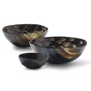 Cuenco/plato de cuerno Artesanía natural en vajilla de estilo animal - Product Image 1