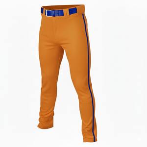 Pantalones de Béisbol Personalizados de Nuevo Diseño y Alta Calidad, Ropa Deportiva Transpirable de Poliéster con Pantalones de Béisbol a Rayas de Talla Grande - Product Image 1