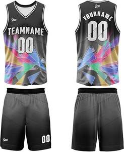 Cómodo, superventas, uniforme de baloncesto para hombre, ropa deportiva duradera transpirable, precio barato - Product Image 2