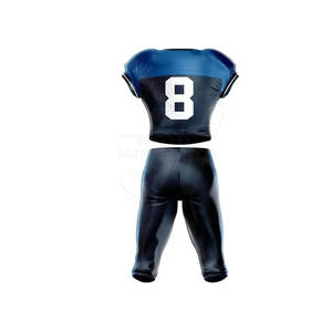 Ensemble de maillots de football américain XL pour jeunes de haute qualité personnalisés vêtements de sport respirants à manches courtes pour adultes nouveau design - Product Image 2