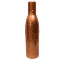 Bouteille d'eau isotherme écologique la plus vendue, finition cuivre mat, couvercle à vis, design moderne pour le bureau et la maison