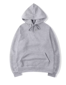 Sweat-shirt à capuche pour homme, grande taille, couleur unie, coton, style décontracté, streetwear, automne - Product Image 6