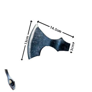 Hacha con mango de palisandro y cabeza de acero de grado industrial, grabada estilo vikingo, regalo para él, DIY - Product Image 3