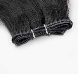Haute qualité 100g 100% indien Remy extensions de cheveux humains Double trame de Machine en brun naturel et noir de haute qualité - Product Image 3