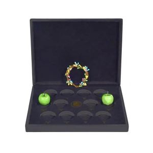 Juego de Monedas de Oro del Zodiaco Hechas a Mano con Caja de Madera Lacada y Marco de Fotos, Colección de Regalos de los 12 Signos del Horóscopo Chino - Product Image 3