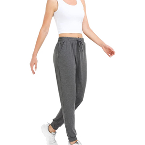 Sports Running Workout Joggers Cordon de serrage avec bande de taille élastique de haute qualité Pantalons pour femmes orientés vers l'exportation du fournisseur BD - Product Image 5