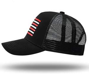 Casquette personnalisée de haute qualité effet vieilli, casquette de camionneur drapeau américain, casquette de baseball, chapeau bob non structuré délavé à l'acide - Product Image 5