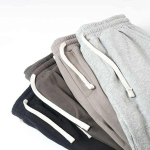 Pantalones Cortos Holgados de Algodón para Hombre, Ropa de Calle Informal, Personalizable, Colores Sólidos, Venta Al por Mayor - Product Image 3