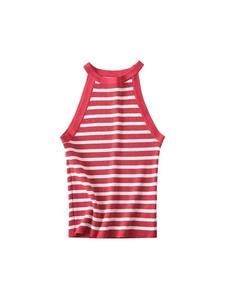 Summer New Chic Stripe Sleeveless T <b>Shirts</b> Strap Tops Woman Simple Sexy Sports Vest Female <b>Y2k</b> Tank Bottom <b>Shirt</b> - Product Image 6