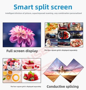 Bức tường video LCD 46/49/55/65 75/85 ''nối Màn hình LCD màn hình lớn video tường Máy nghe nhạc quảng cáo kỹ thuật số biển và hiển thị - Product Image 3