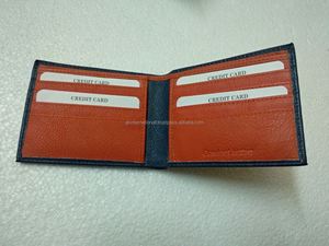 Leather <b>Wallets</b> Many Colors RFID Blocking Handmade <b>Men's</b> Fashion Bifold <b>Wallet</b> Customization Available - Product Image 3