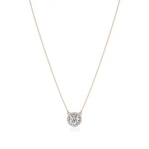 สร้อยคอเพชรทรงรัศมีเดี่ยว Radiance - Product Image 1