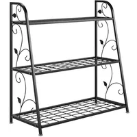 Support de plante rond en métal de qualité supérieure, finition dorée, taille et couleur personnalisables, durable, écologique, design moderne pour la maison, le bureau, le jardin